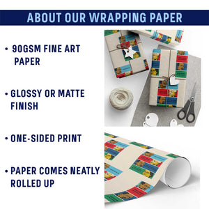 African American Leaders History Quote Gift Wrapping Paper Roll TS12 Print Your Wear