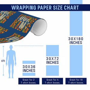 African Kente Wrapping Paper Roll Young King for Boys Men TS02 Print Your Wear