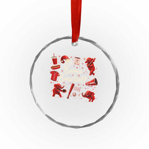 Alabama Baseball Crystal Glass Ornament Cute Trendy Bama Fan Game Day Doodle TS10 Print Your Wear