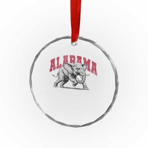 Alabama Fan Crystal Glass Ornament Baseball Bama Mascot Game Day TS10 Print Your Wear