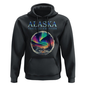 Alaska Aurora Hoodie The Last Frontier Polar Bear TS09 Black Print Your Wear
