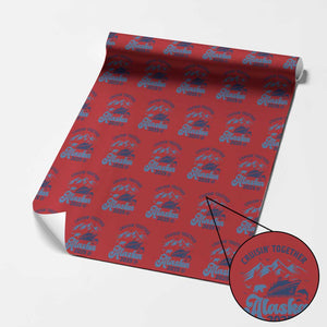 Alaska Cruise Wrapping Paper Roll Cruisin Together Matching Family Cruise 2025 TS10 Red Print Your Wear
