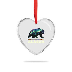 Alaska Heart Crystal Glass Ornament Alaskan Night Sky Northern Lights Aurora Bear TS10 Print Your Wear