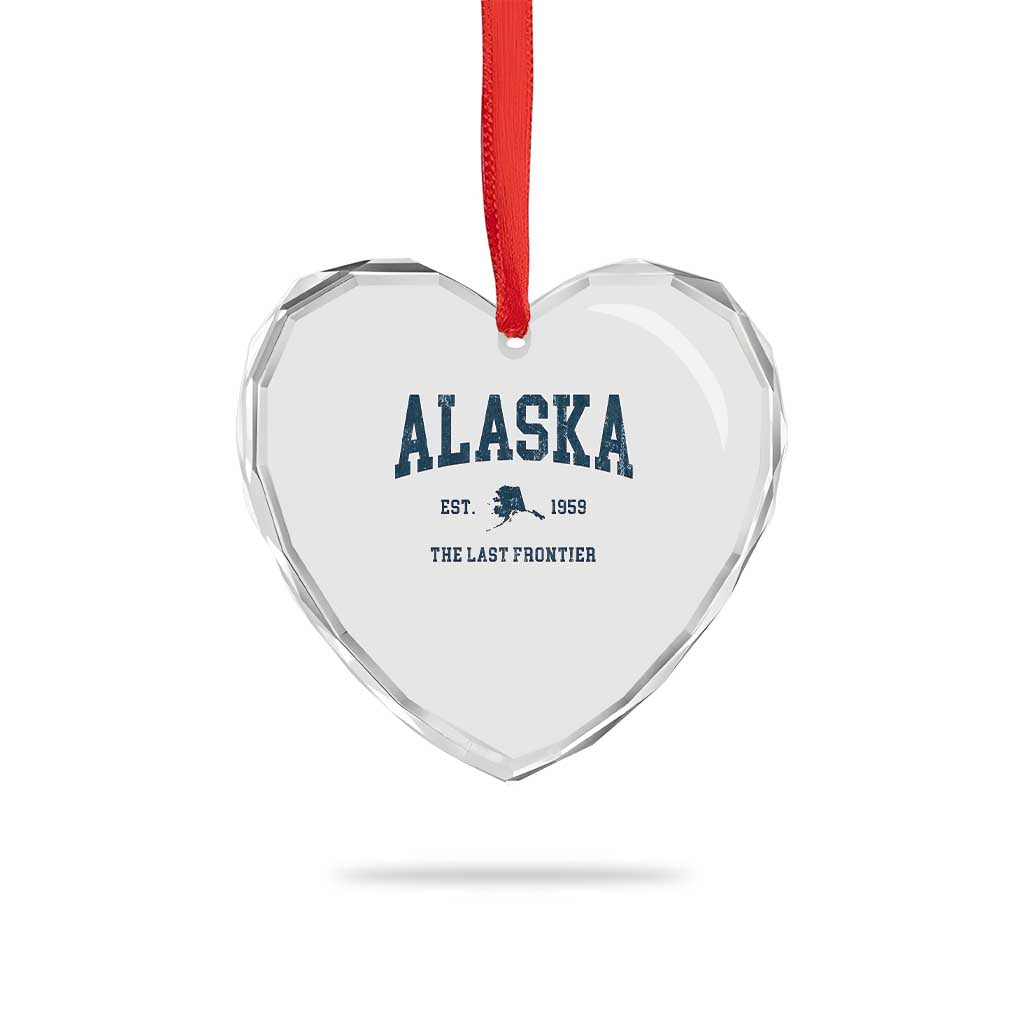 Alaska Heart Crystal Glass Ornament Vintage Sports Design The Last Frontier Souvenirs TS10 Print Your Wear