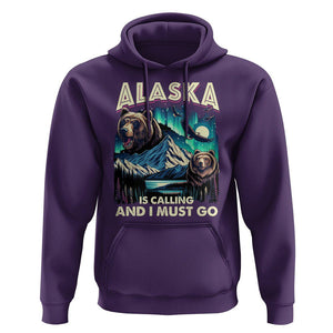 Alaska Is Calling And I Must Go Aurora Beer Home Hoodie TS09 Purple Print Your Wear