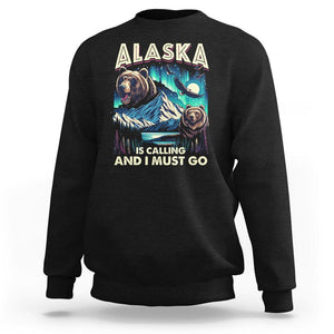Alaska Is Calling And I Must Go Aurora Beer Home Sweatshirt TS09 Black Print Your Wear