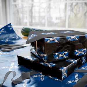 Alba Gu Brath Wrapping Paper Roll Vintage Scottish Scotland Flag Saltire TS11 Black Print Your Wear