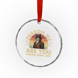 Alexander Hamilton Cat Crystal Glass Ornament Funny Gifts For Fans Cat Lovers TS10 Print Your Wear