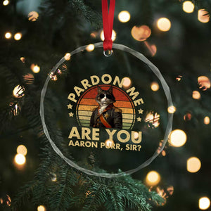 Alexander Hamilton Cat Crystal Glass Ornament Funny Gifts For Fans Cat Lovers TS10 Print Your Wear