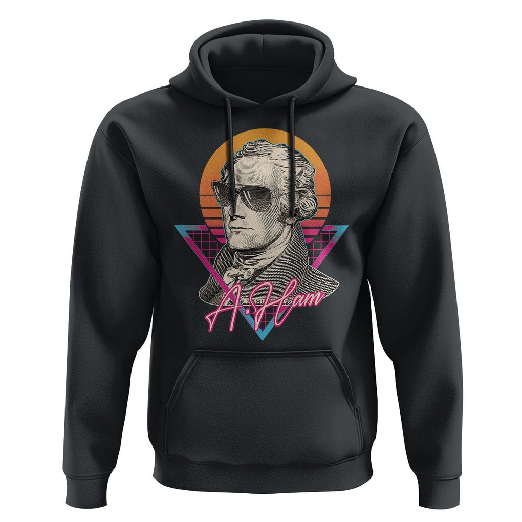 Alexander Hamilton Cool A. Ham Vaporwave Hoodie TS09 Black Print Your Wear