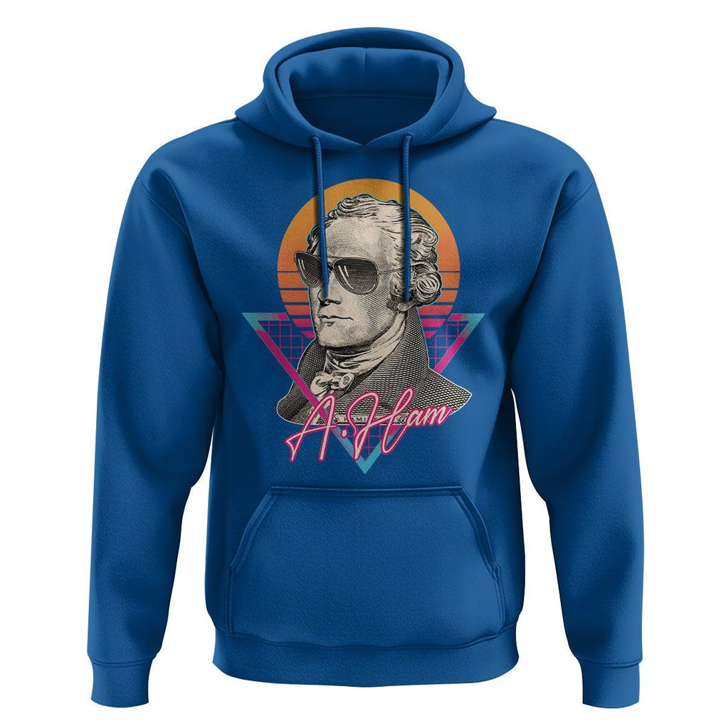 Alexander Hamilton Cool A. Ham Vaporwave Hoodie TS09 Royal Blue Print Your Wear
