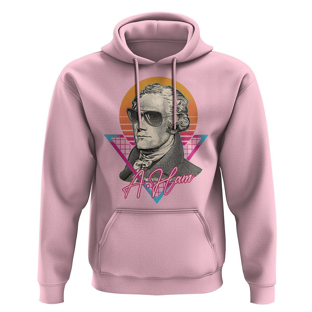 Alexander Hamilton Cool A. Ham Vaporwave Hoodie TS09 Light Pink Print Your Wear