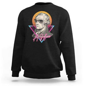 Alexander Hamilton Cool A. Ham Vaporwave Sweatshirt TS09 Black Print Your Wear