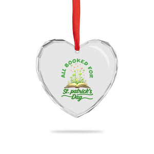 All Booked For St Patricks Day Heart Crystal Glass Ornament Irish Reader Gift TS12 Print Your Wear