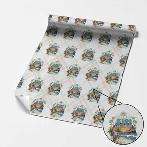 All I Need Is Jesus And The Beach Wrapping Paper Roll Christian Summer Faith Graphic TS12 Christmas Plaid Print Your Wear