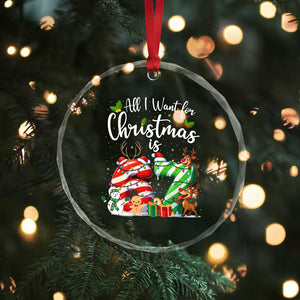 All I Want For Christmas Is 67 Crystal Glass Ornament Trending Meme Holiday Gift TS12 Print Your Wear