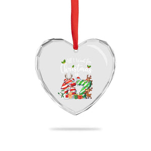 All I Want For Christmas Is 67 Heart Crystal Glass Ornament Trending Meme Holiday Gift TS12 Print Your Wear