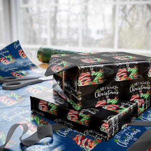 All I Want For Christmas Is 67 Wrapping Paper Roll Trending Meme Holiday Gift TS12 Black Print Your Wear