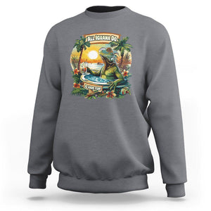 All Iguana Do Is Have Fun Cinco De Mayo Sweatshirt TS09 Charcoal Printyourwear