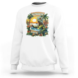 All Iguana Do Is Have Fun Cinco De Mayo Sweatshirt TS09 White Printyourwear