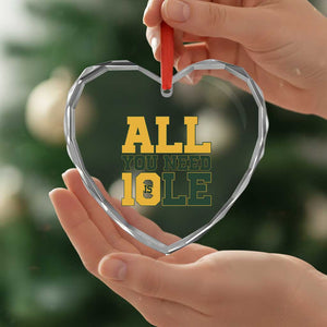 All You Need is Love Heart Crystal Glass Ornament Retro Jordan GB Football Lover Fan Gift TS10 Print Your Wear
