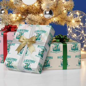 Alligators Against Alcatraz Wrapping Paper Roll Everglades Florida for Human Rights TS02 Print Your Wear