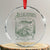 Alligators for Human Rights Crystal Glass Ornament Save Everglades Alcatraz TS02 Transparent Glass 3'' Circle Print Your Wear