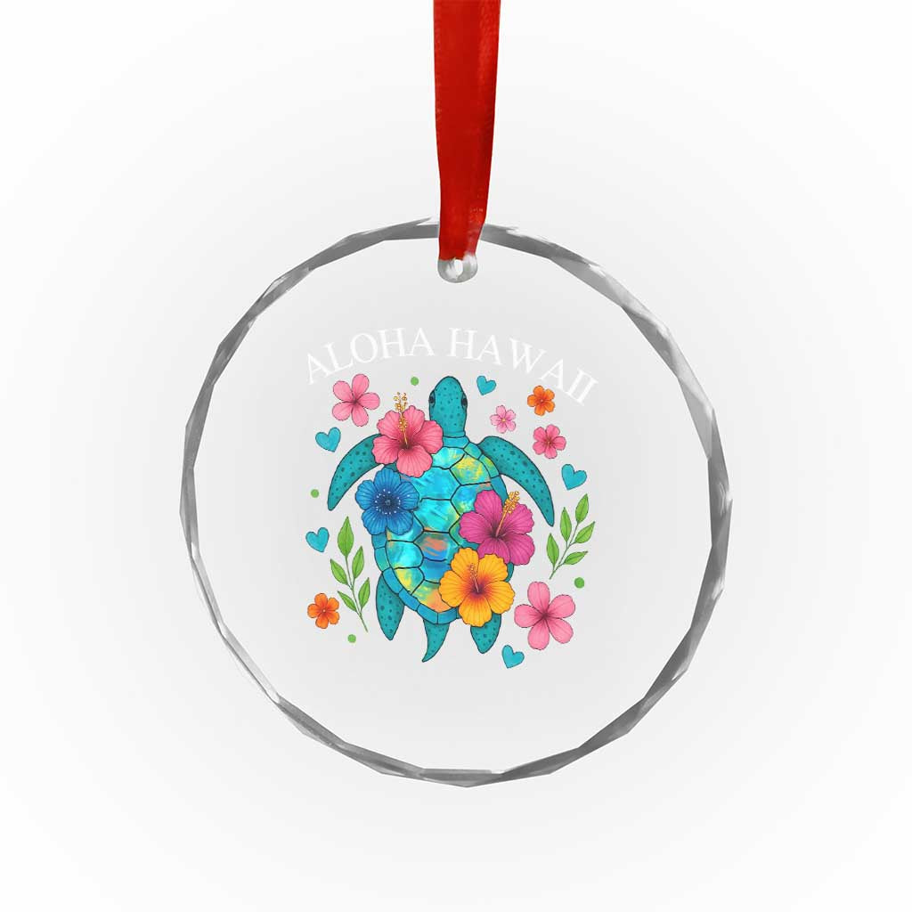 Aloha Hawaii Crystal Glass Ornament Sea Turtle Summer Hawaiian Island TS10 Print Your Wear