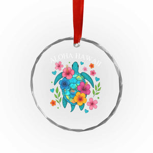 Aloha Hawaii Crystal Glass Ornament Sea Turtle Summer Hawaiian Island TS10 Print Your Wear