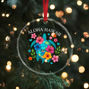 Aloha Hawaii Crystal Glass Ornament Sea Turtle Summer Hawaiian Island TS10 Print Your Wear