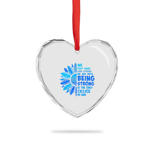 ALS Awareness Heart Crystal Glass Ornament Blue Ribbon Stronger Survivor TS10 Print Your Wear