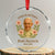 Always in Our Hearts Pope Francis Crystal Glass Ornament Viva il Papa 1936-2025 - Print Your Wear