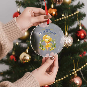 Amalfi Coast Limoncello Gelato Crystal Glass Ornament La Dolce Vita Italy Lemon Dessert Summer TS10 Print Your Wear