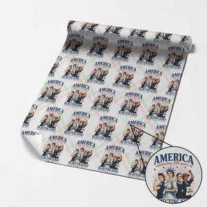 America Celebrating 250 Years Of Rejecting Kings 4th of July Wrapping Paper Roll