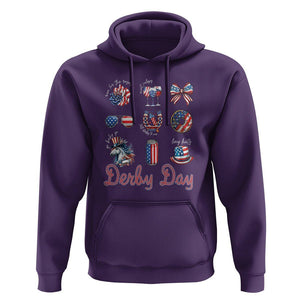 American Derby Day Horse Racing Hoodie TS09 Purple Print Your Wear