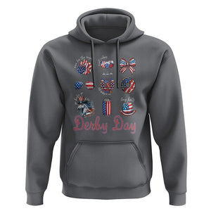American Derby Day Horse Racing Hoodie TS09 Charcoal Print Your Wear