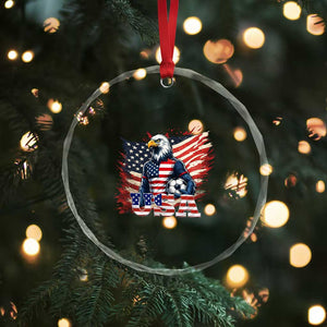American Eagle And Soccer USA 2026 Supporter Crystal Glass Ornament TS12 Print Your Wear