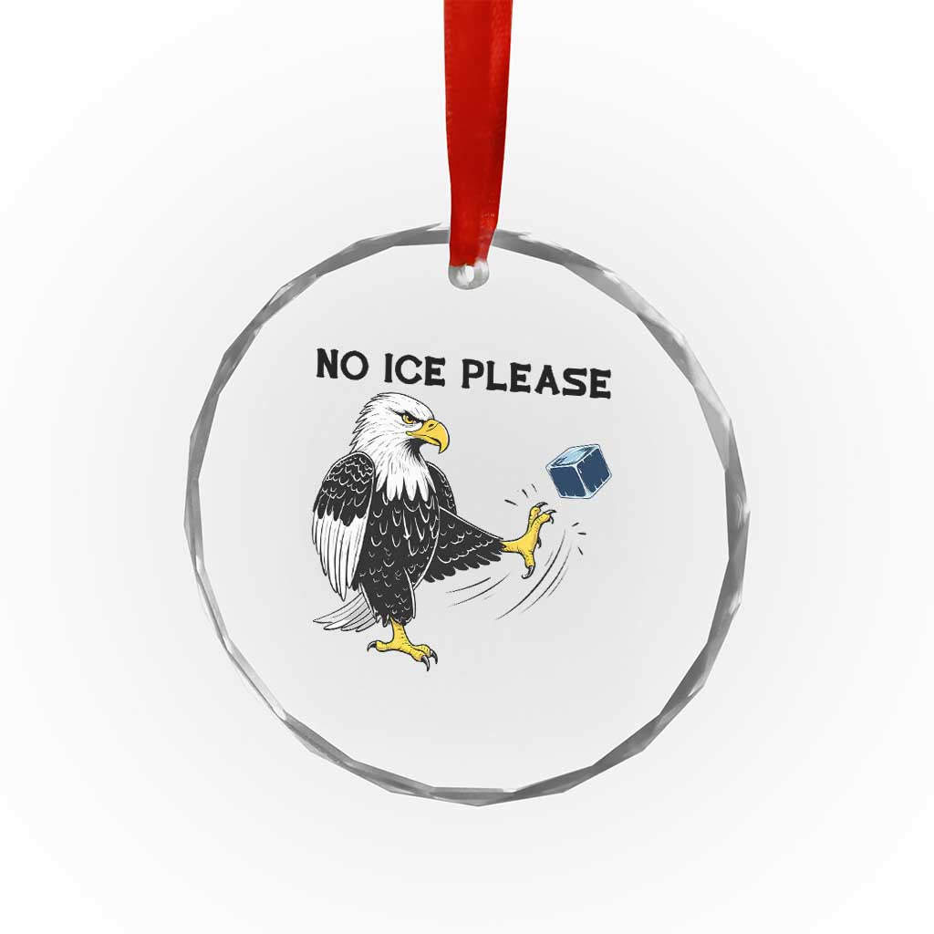 American Eagle No Ice Please Crystal Glass Ornament Minneapolis Support Gift TS12 Print Your Wear