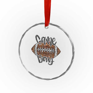 American Football Game Day Crystal Glass Ornament Rugby Season TS02 Print Your Wear