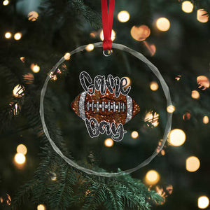 American Football Game Day Crystal Glass Ornament Rugby Season TS02 Print Your Wear