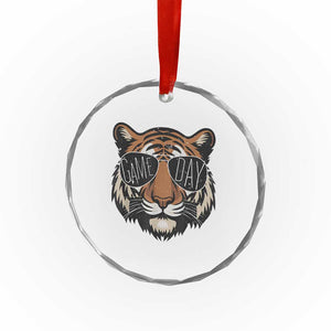 American Football Game Day Crystal Glass Ornament Touchdown Season Cool Tiger TS02 Print Your Wear