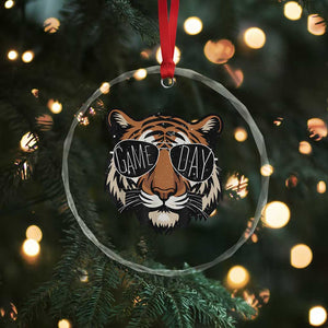 American Football Game Day Crystal Glass Ornament Touchdown Season Cool Tiger TS02 Print Your Wear