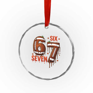American Football Six Seven Meme Crystal Glass Ornament Funny Gen Z Alpha Gift TS12 Print Your Wear