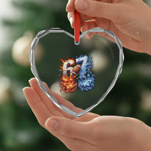 American Football Six Seven Meme Heart Crystal Glass Ornament Funny Gen Alpha Slang Gift TS12 Print Your Wear