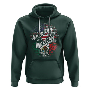 American Grown With Mexican Roots Hoodie TS09 Dark Forest Green Printyourwear