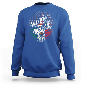 American Grown With Mexican Roots Sweatshirt TS09 Royal Blue Printyourwear