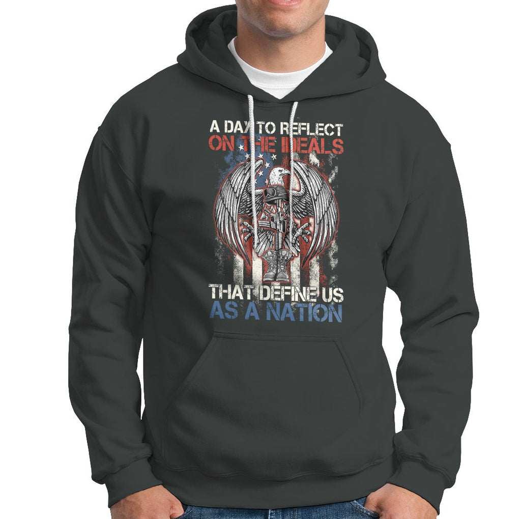 American Patriotic Hoodie A Day To Reflect On The Ideals That Define Us As A Nation TS02 Printyourwear