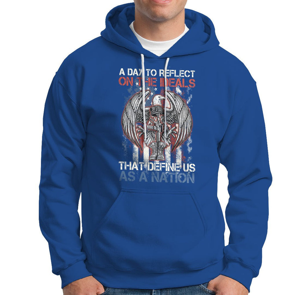 American Patriotic Hoodie A Day To Reflect On The Ideals That Define Us As A Nation TS02 Printyourwear