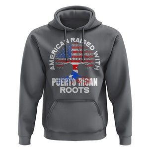 American Raised With Puerto Rican Roots Hoodie TS09 Charcoal Print Your Wear