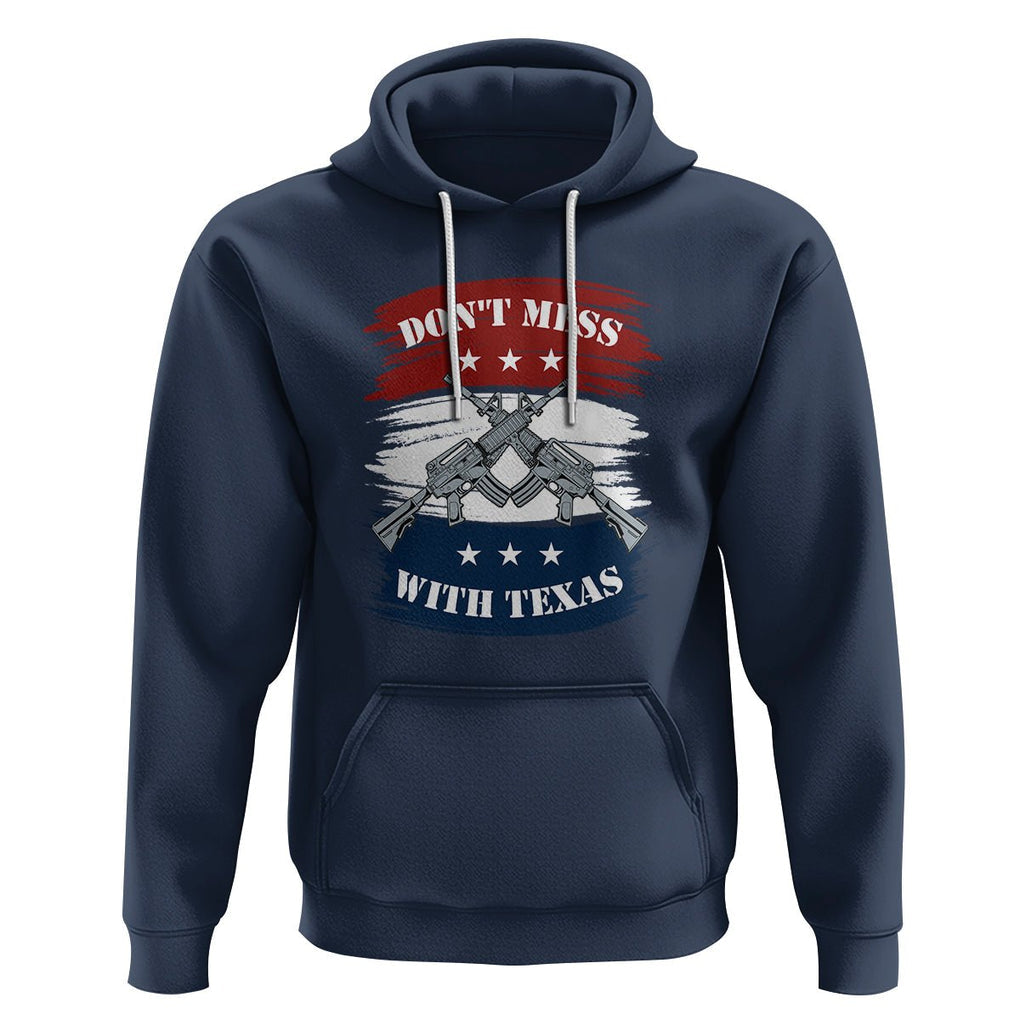 American Texan Hoodie Don't Mess with Texas Flag TS02 Navy Printyourwear